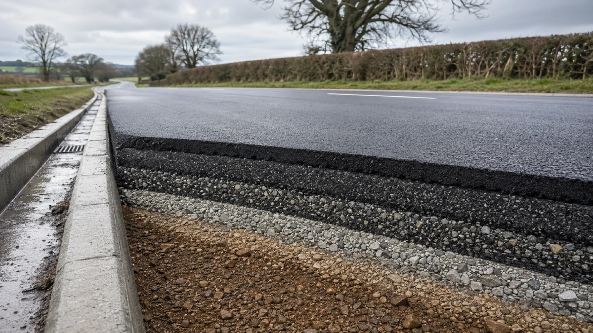 Road Surface Construction Layers Explained UK