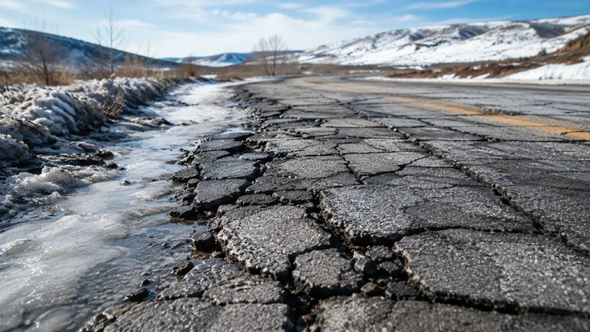 Freeze Thaw Damage on Road Surfaces Explained
