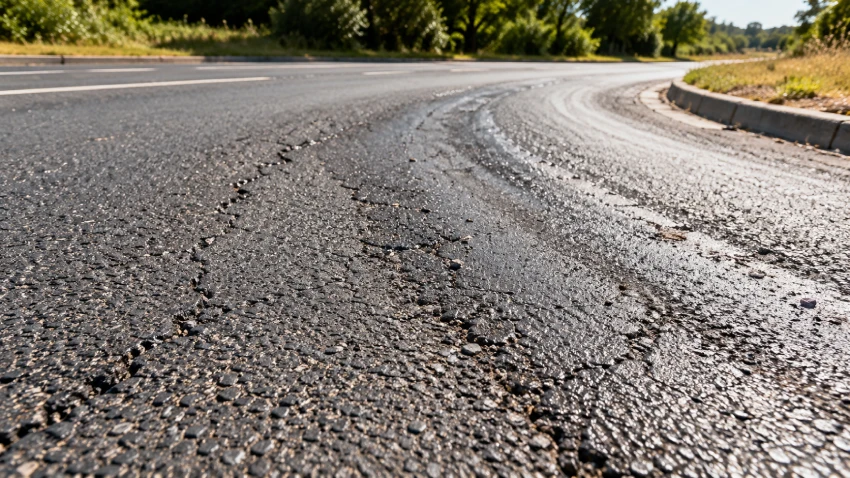 Asphalt road lifespan