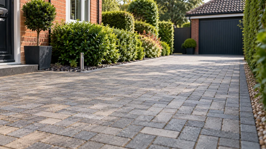 Mossy driveway cleaning