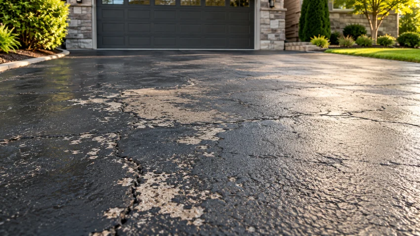 Driveway sealer storage