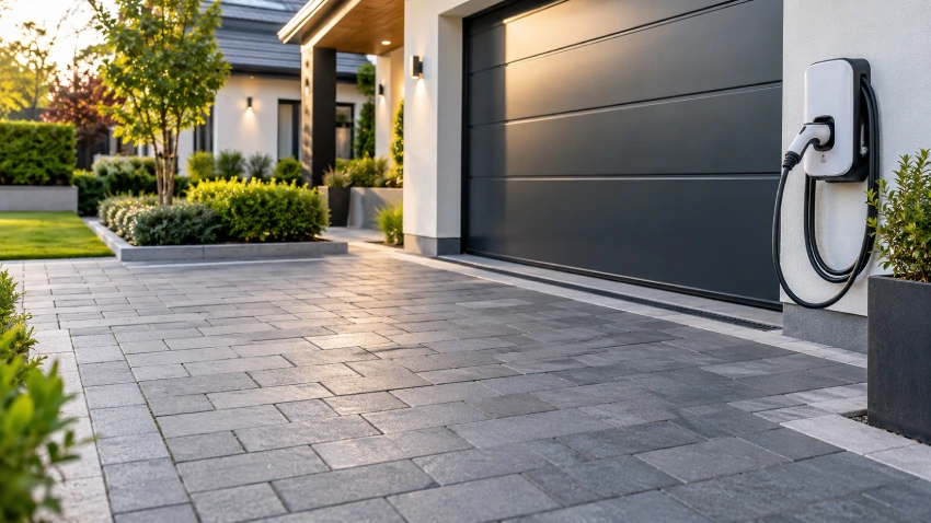 Resin-bound driveway