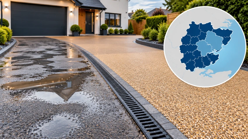 Driveway resurfacing