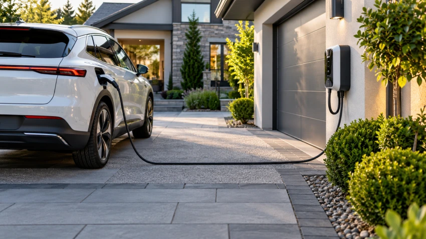 EV driveway design