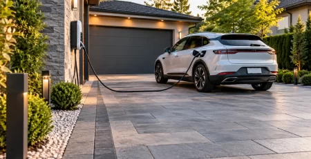 Electric car driveway