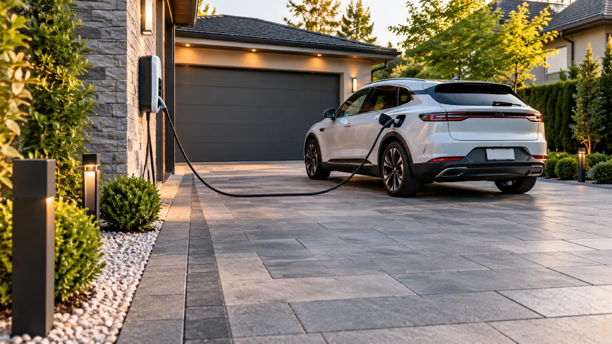Electric car driveway