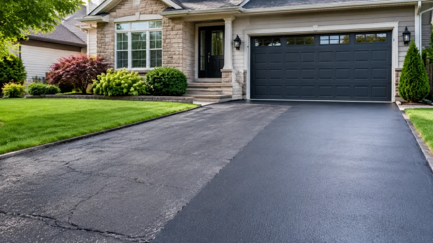 Driveway sealing preparation