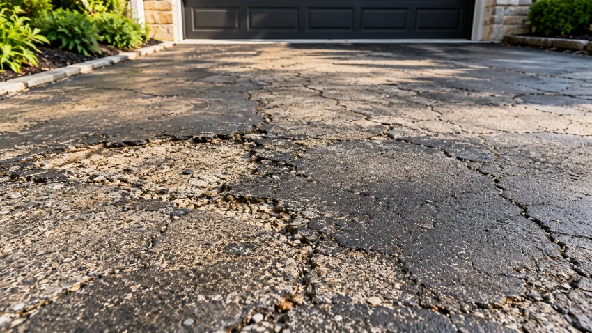 Driveway sealing problems